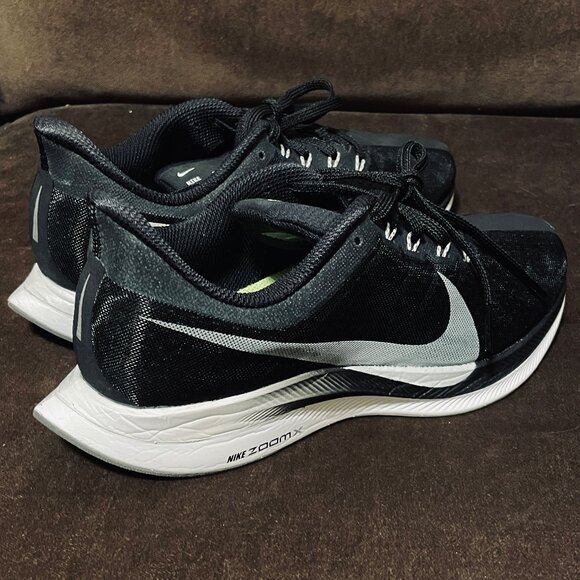 NEW Nike Womens Zoom Pegasus Turbo 2 AT8242-001 Black Gunsmoke 9 US 40.5 EUR - Picture 7 of 12